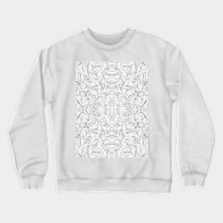 Geo Squiggly Lines Crewneck Sweatshirt